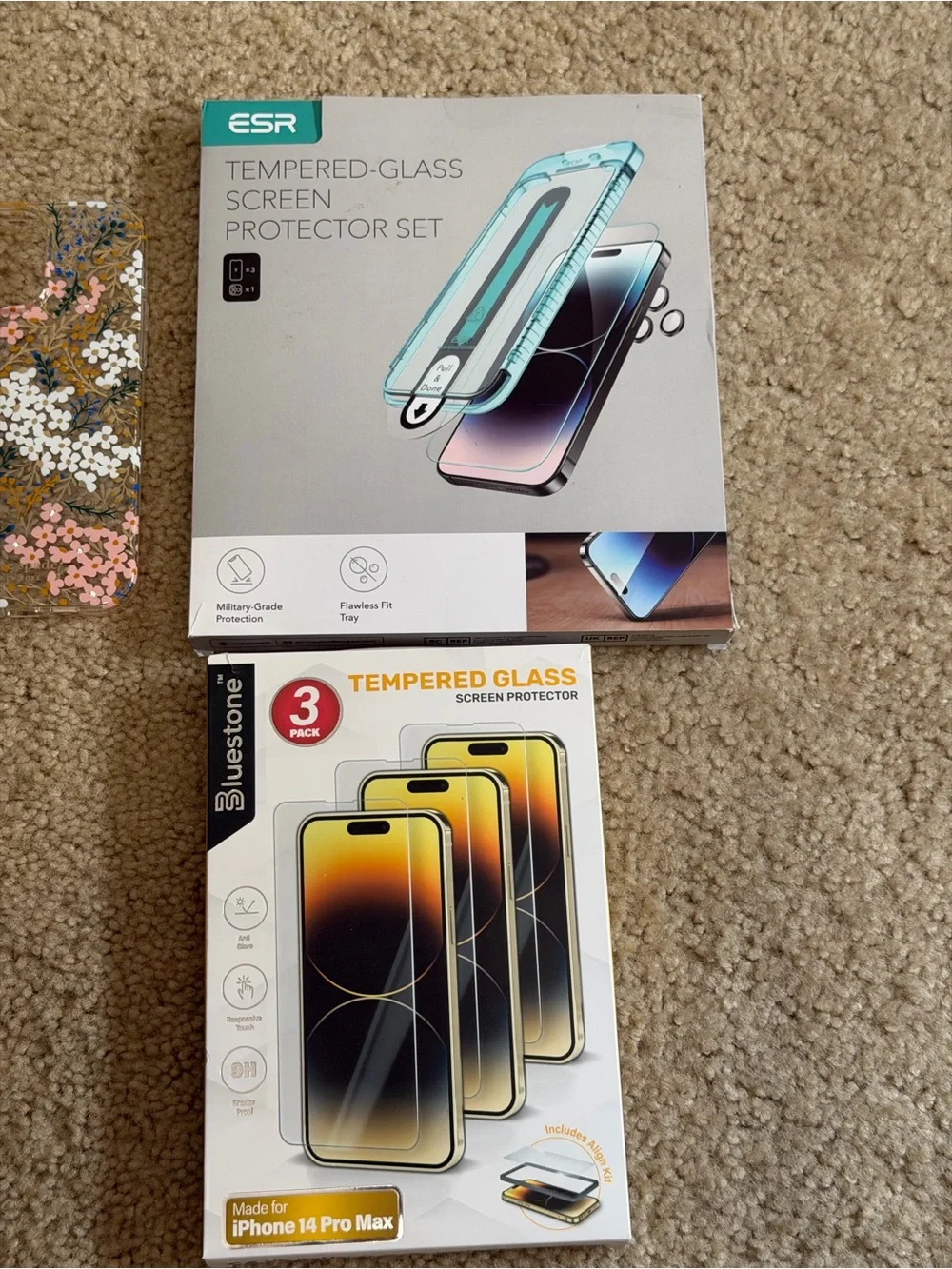 Lot of iPhone 14 Pro Max Phone Cases & Tempered Glass Screen Protectors GUC